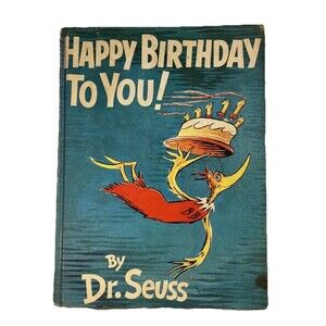 Dr. Seuss 1st Edition Happy Birthday To You! Book (1959)